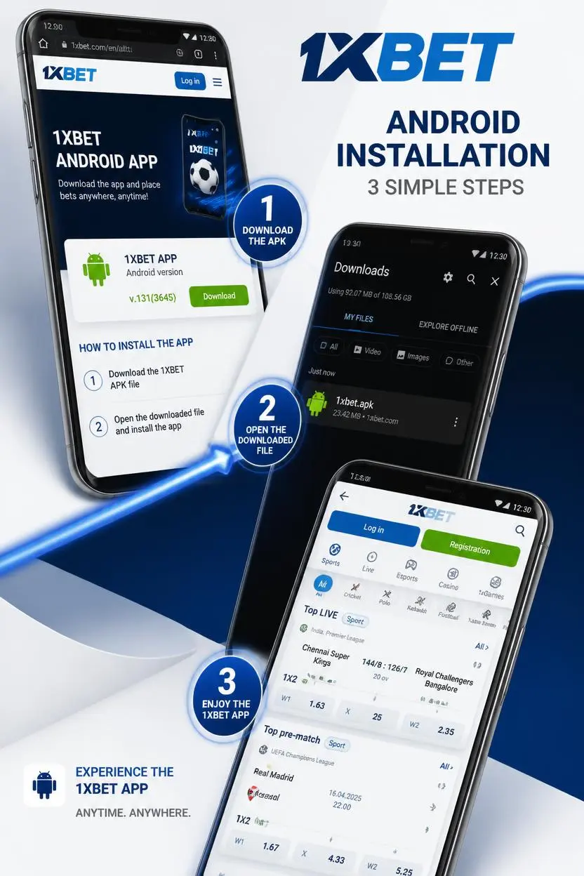 1xBet APK Installation