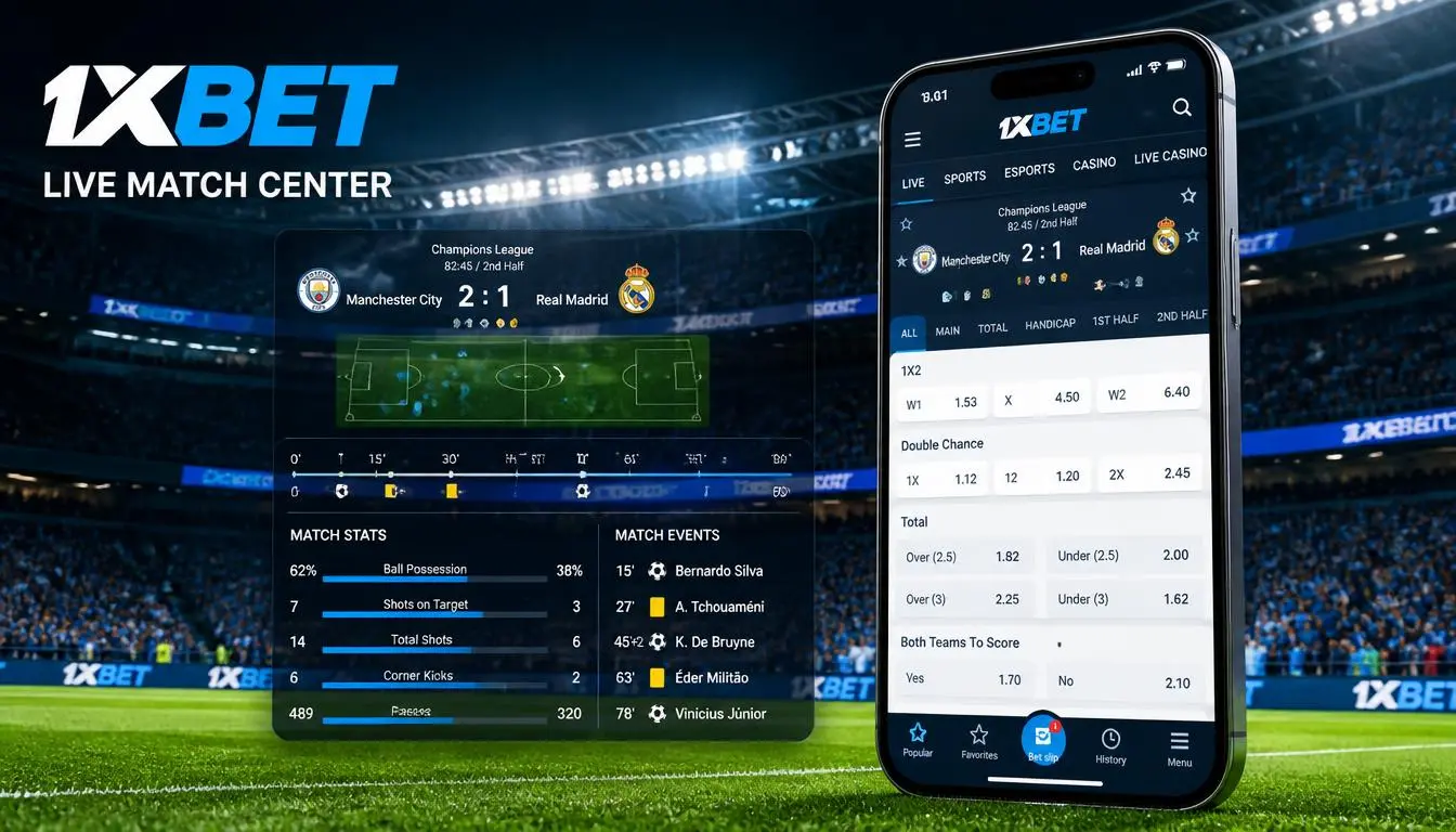 1xBet Live Sports Features